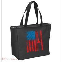 Trombone Player Usa Flag Gift Accessories For Tote Bag thumb 2