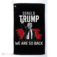 Trump President Victory We Are So Back Golf Towel thumb 0