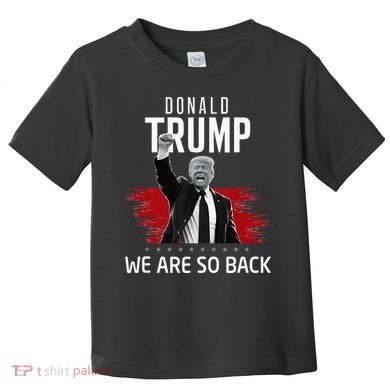 Trump President Victory We Are So Back Toddler T-Shirt