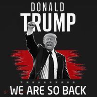Trump President Victory We Are So Back Kids Sweatshirt thumb 2