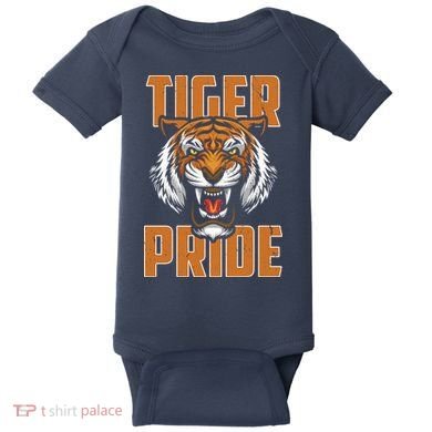 Tiger Pride Vintage Baby Bodysuit