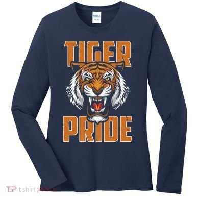 Tiger Pride Vintage Women's Long Sleeve Shirt