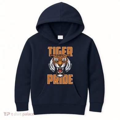 Tiger Pride Vintage Kids Hoodie