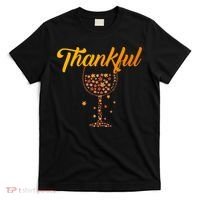 Thankful Pumpkin Wine, Thankful Grateful Blessed Autumn Fall 2022 T-Shirt thumb 0