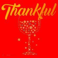 Thankful Pumpkin Wine, Thankful Grateful Blessed Autumn Fall 2022 Santa Hat thumb 1