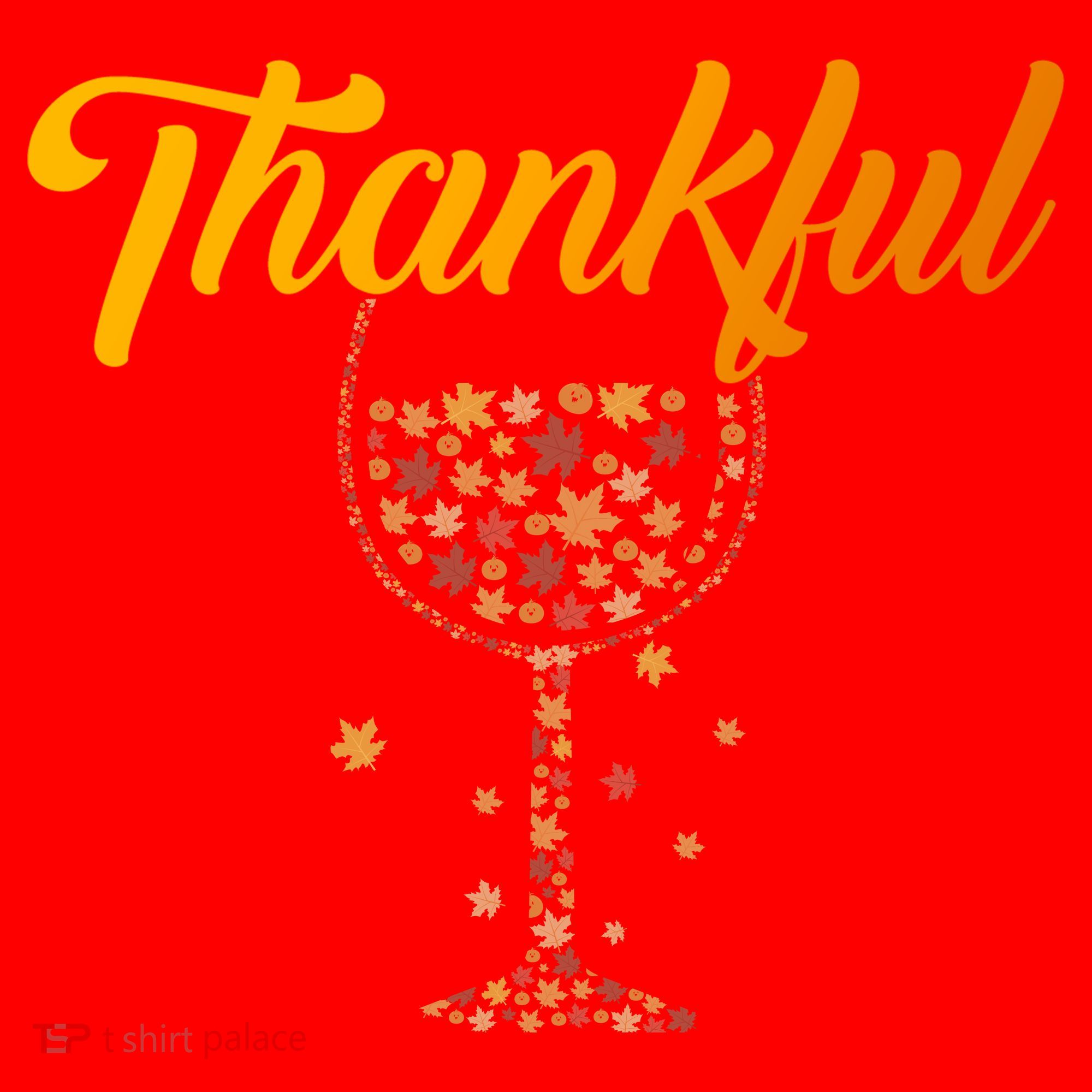 Thankful Pumpkin Wine, Thankful Grateful Blessed Autumn Fall 2022 Santa Hat