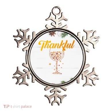 Thankful Pumpkin Wine, Thankful Grateful Blessed Autumn Fall 2022 Ornament