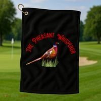 The Pheasant Whisperer Cool Gift Golf Towel thumb 1