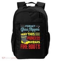 This Princess Wears Fire Boots Women Firefighter Backpack thumb 0
