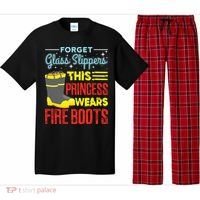 This Princess Wears Fire Boots Women Firefighter Pajama Set thumb 0
