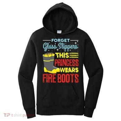 This Princess Wears Fire Boots Women Firefighter Women's Hoodie