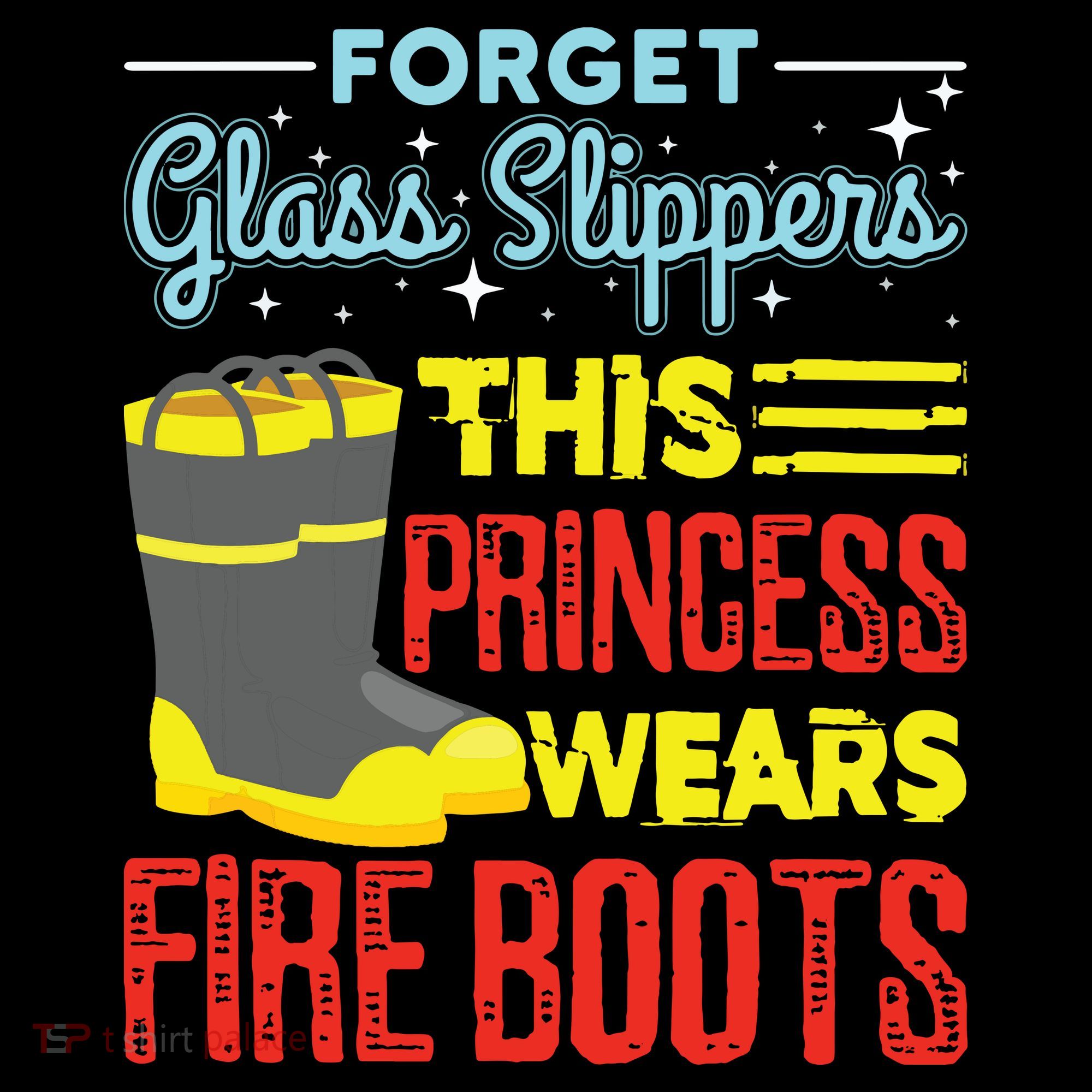 This Princess Wears Fire Boots Women Firefighter Women's Hoodie