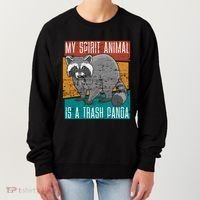 Trash Panda Zoo Keeper Gift Spirit Animal Racoon Cool Gift Women's Sweatshirt thumb 0