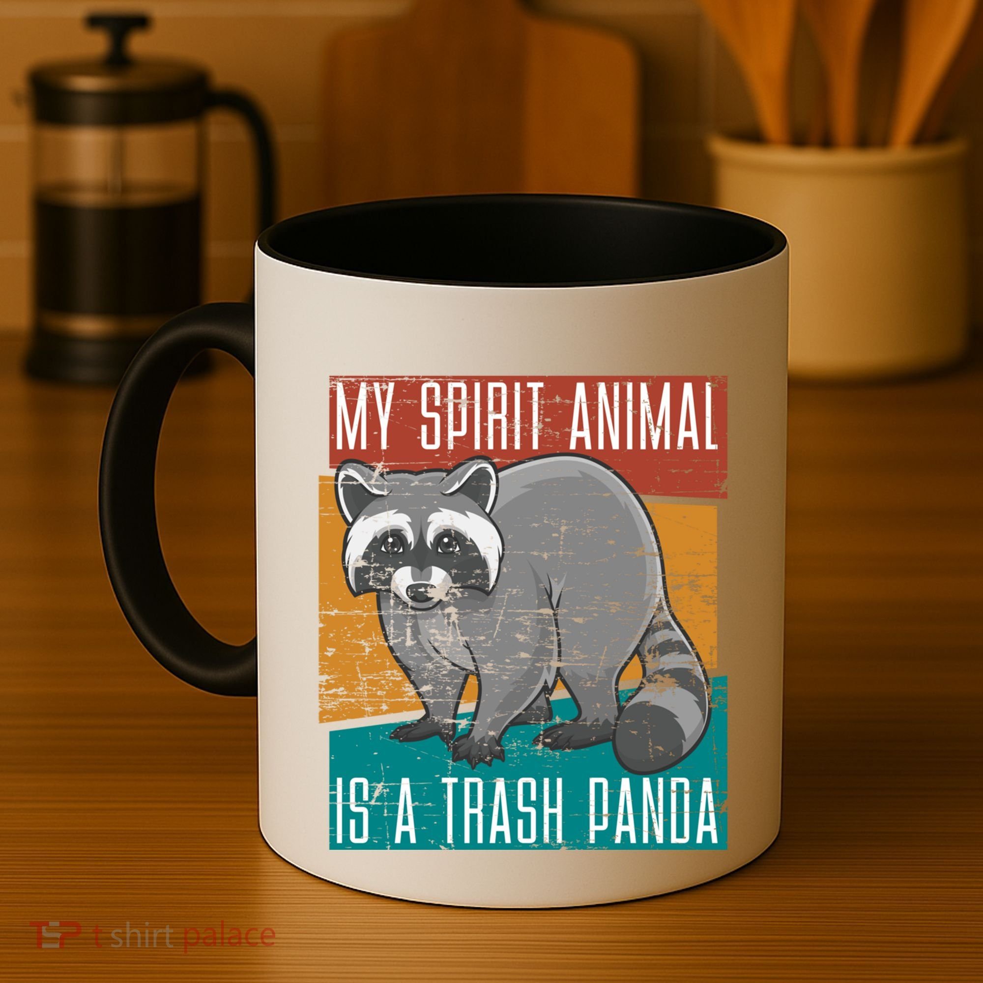 Trash Panda Zoo Keeper Gift Spirit Animal Racoon Cool Gift Coffee Mug