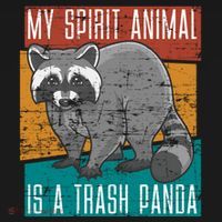 Trash Panda Zoo Keeper Gift Spirit Animal Racoon Cool Gift Women's Hoodie thumb 2