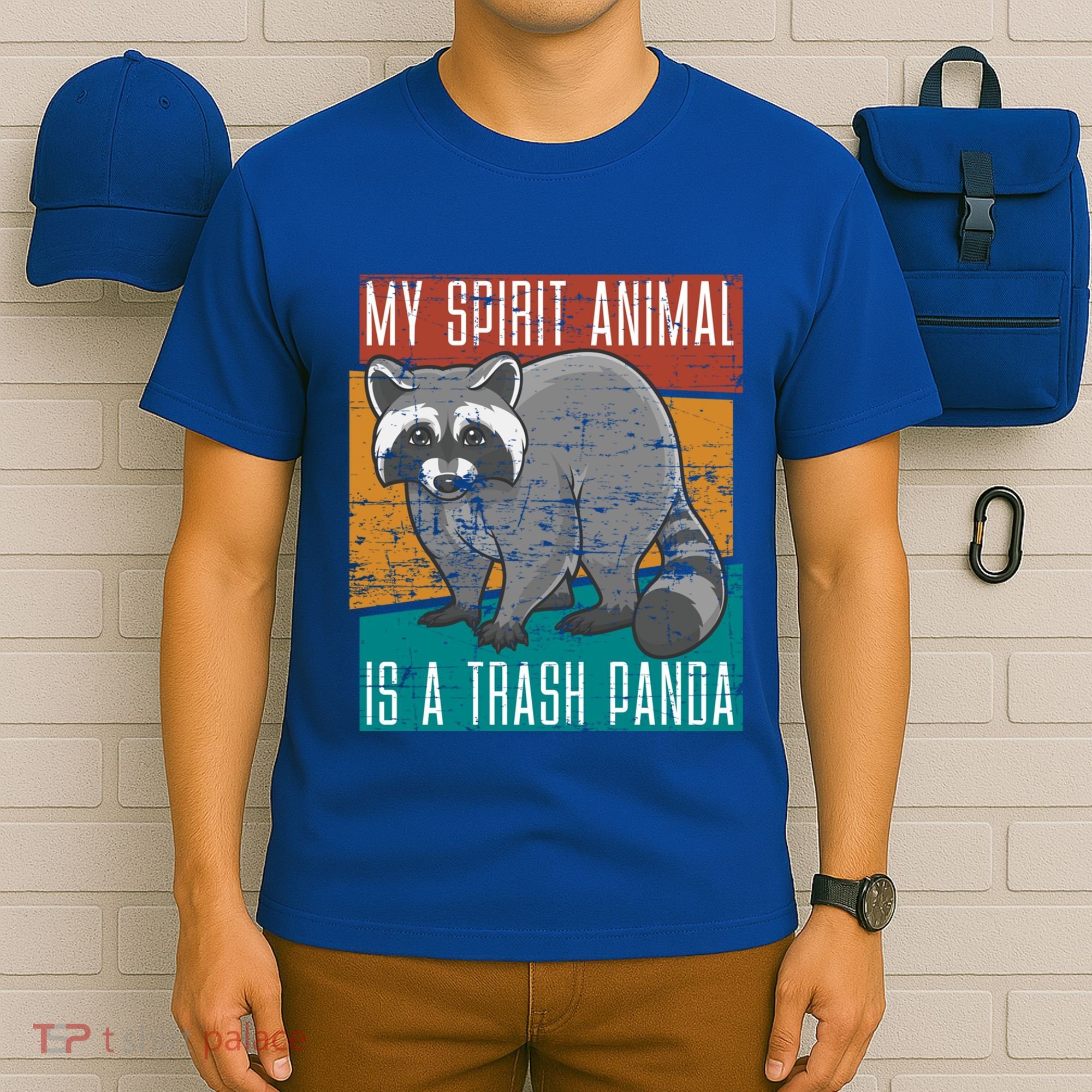 Trash Panda Zoo Keeper Gift Spirit Animal Racoon Cool Gift T-Shirt