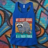 Trash Panda Zoo Keeper Gift Spirit Animal Racoon Cool Gift Women's Tank Top thumb 3
