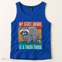 Trash Panda Zoo Keeper Gift Spirit Animal Racoon Cool Gift Tank Top thumb 2