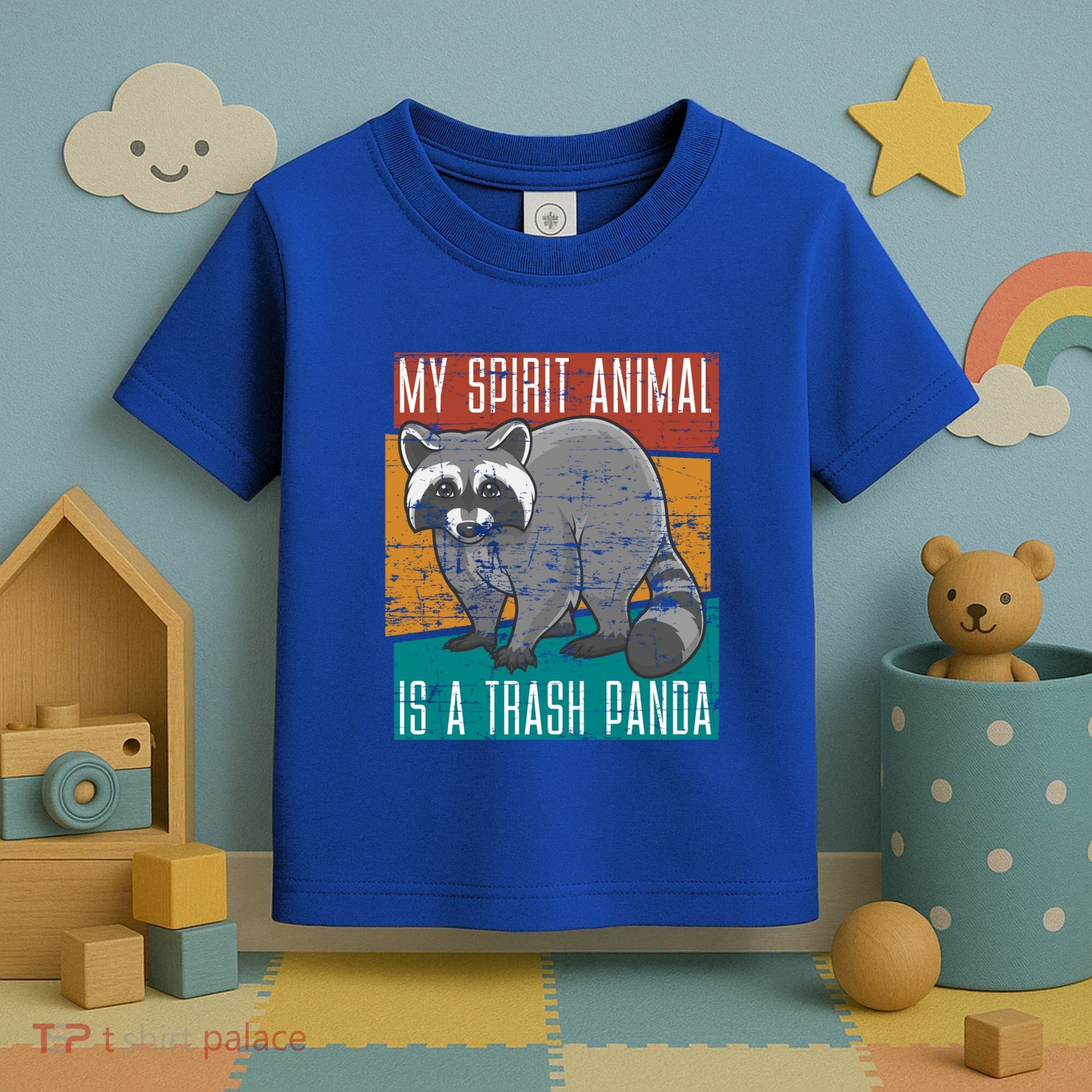 Trash Panda Zoo Keeper Gift Spirit Animal Racoon Cool Gift Toddler T-Shirt