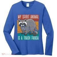 Trash Panda Zoo Keeper Gift Spirit Animal Racoon Cool Gift Women's Long Sleeve Shirt thumb 0