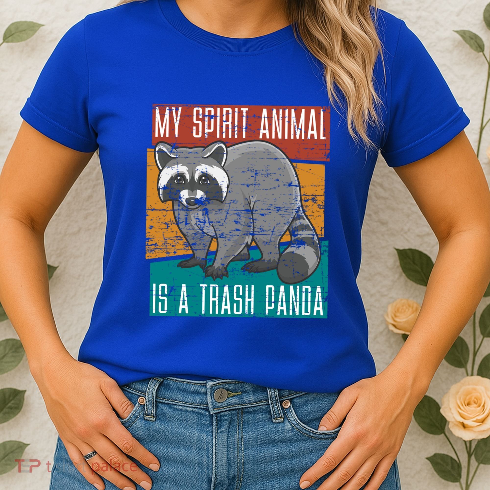 Trash Panda Zoo Keeper Gift Spirit Animal Racoon Cool Gift Women's T-Shirt