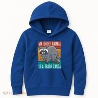 Trash Panda Zoo Keeper Gift Spirit Animal Racoon Cool Gift Kids Hoodie thumb 0