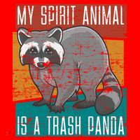 Trash Panda Zoo Keeper Gift Spirit Animal Racoon Cool Gift Santa Hat thumb 1