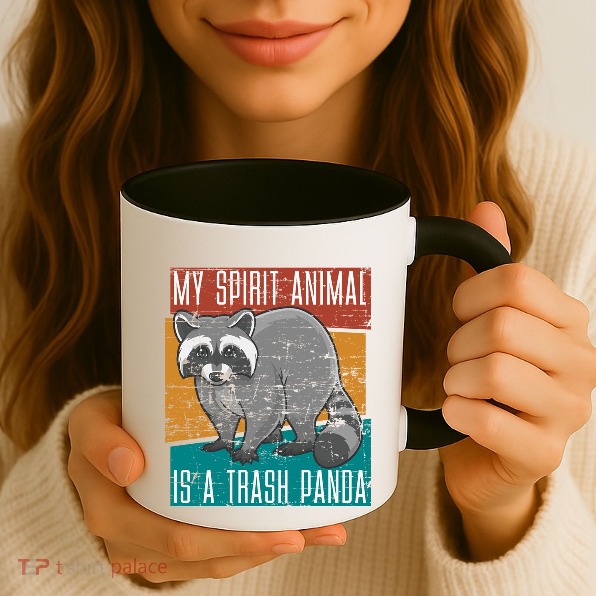 Trash Panda Zoo Keeper Gift Spirit Animal Racoon Cool Gift Coffee Mug