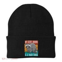 Trash Panda Zoo Keeper Gift Spirit Animal Racoon Cool Gift Beanie thumb 0