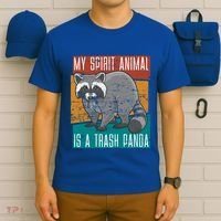 Trash Panda Zoo Keeper Gift Spirit Animal Racoon Cool Gift T-Shirt thumb 6