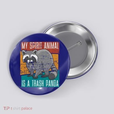 Trash Panda Zoo Keeper Gift Spirit Animal Racoon Cool Gift Button