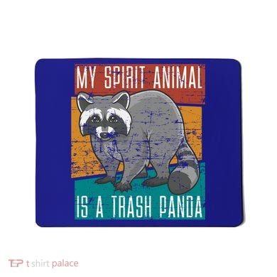 Trash Panda Zoo Keeper Gift Spirit Animal Racoon Cool Gift Mousepad
