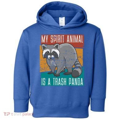 Trash Panda Zoo Keeper Gift Spirit Animal Racoon Cool Gift Toddler Hoodie