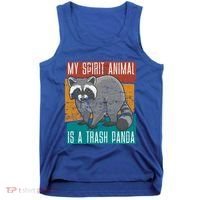 Trash Panda Zoo Keeper Gift Spirit Animal Racoon Cool Gift Tank Top thumb 0