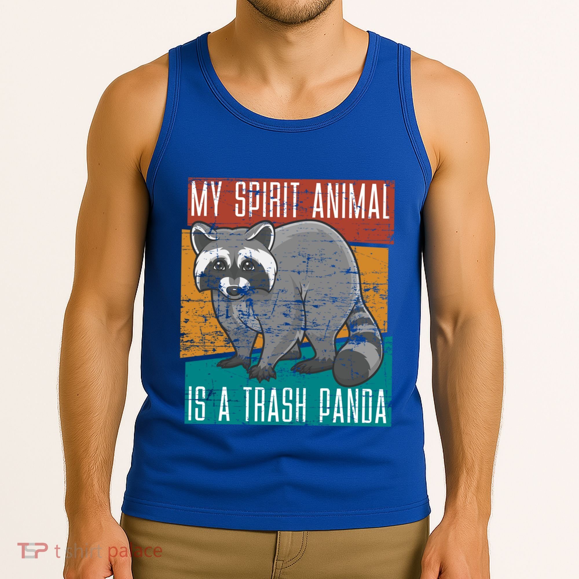 Trash Panda Zoo Keeper Gift Spirit Animal Racoon Cool Gift Tank Top