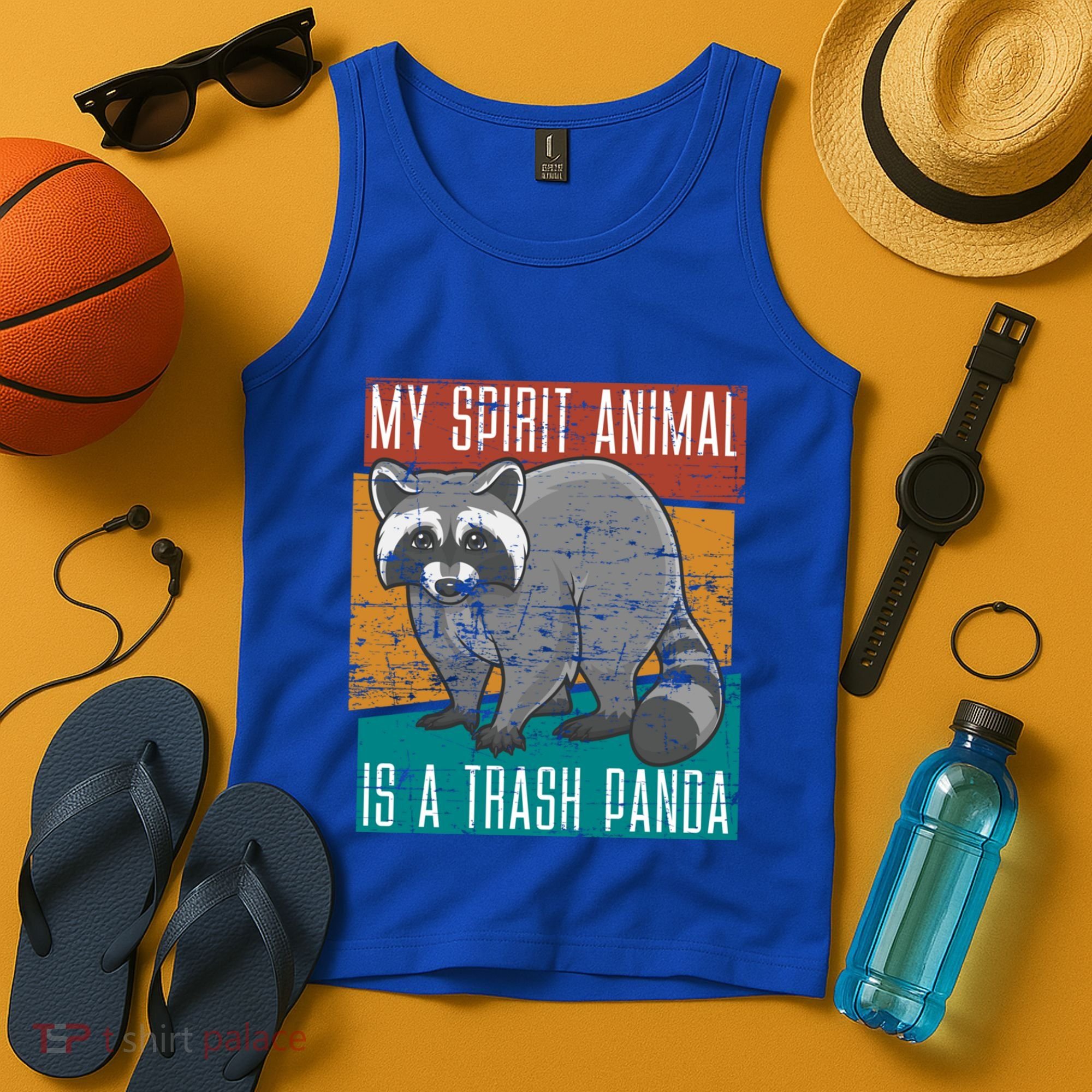 Trash Panda Zoo Keeper Gift Spirit Animal Racoon Cool Gift Tank Top
