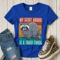 Trash Panda Zoo Keeper Gift Spirit Animal Racoon Cool Gift Women's T-Shirt thumb 3
