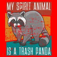 Trash Panda Zoo Keeper Gift Spirit Animal Racoon Cool Gift Santa Hat thumb 1