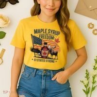 Trump Q Canada 51st State Of Usa Comfort Colors Boxy T-Shirt thumb 2