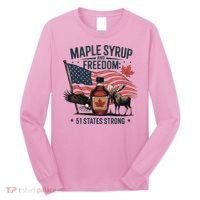 Trump Q Canada 51st State Of Usa Long Sleeve Shirt thumb 0