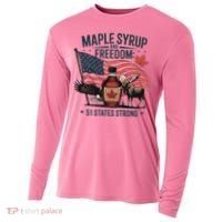 Trump Q Canada 51st State Of Usa Cooling Performance Long Sleeve Crew thumb 0