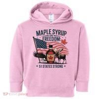 Trump Q Canada 51st State Of Usa Toddler Hoodie thumb 0