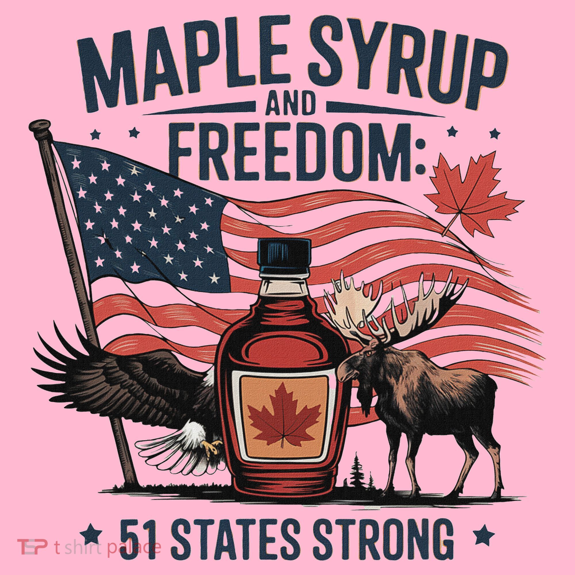 Trump Q Canada 51st State Of Usa Toddler T-Shirt