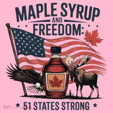 Trump Q Canada 51st State Of Usa Women's V-Neck T-Shirt