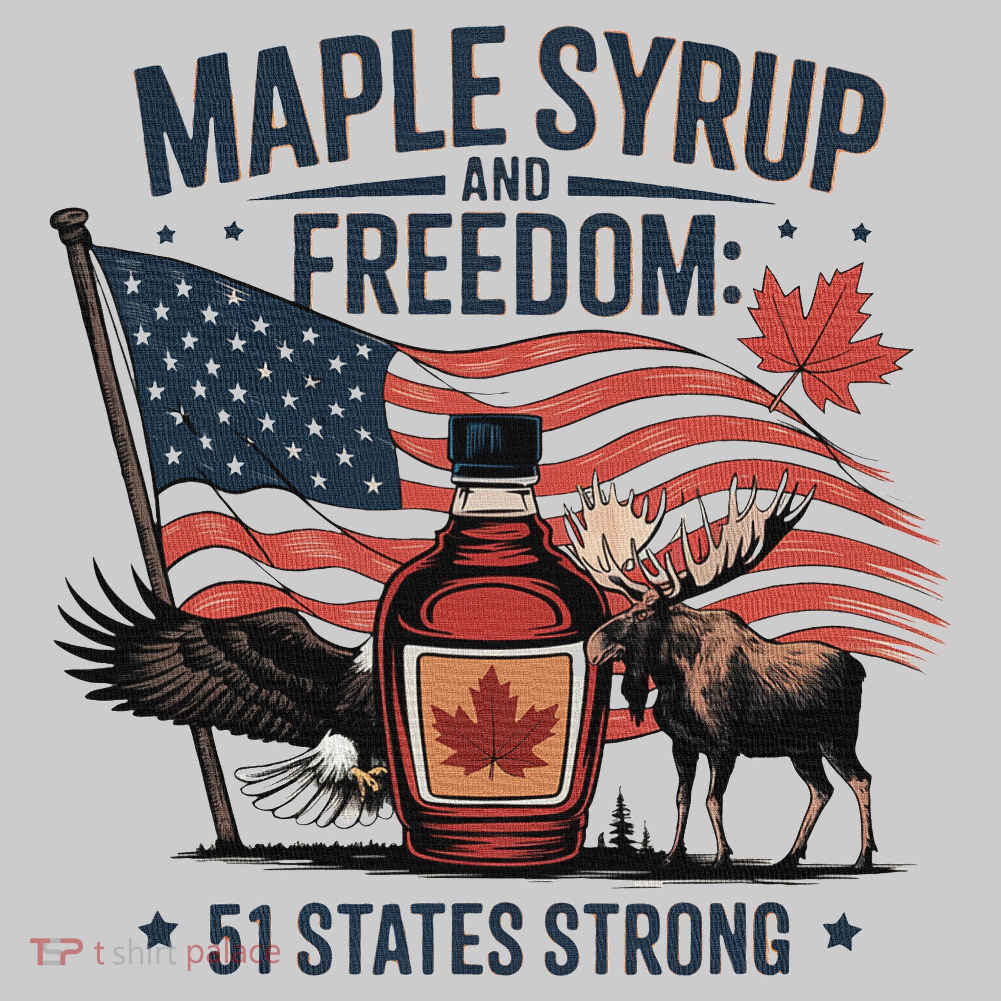 Trump Q Canada 51st State Of Usa Tie-Dye T-Shirt
