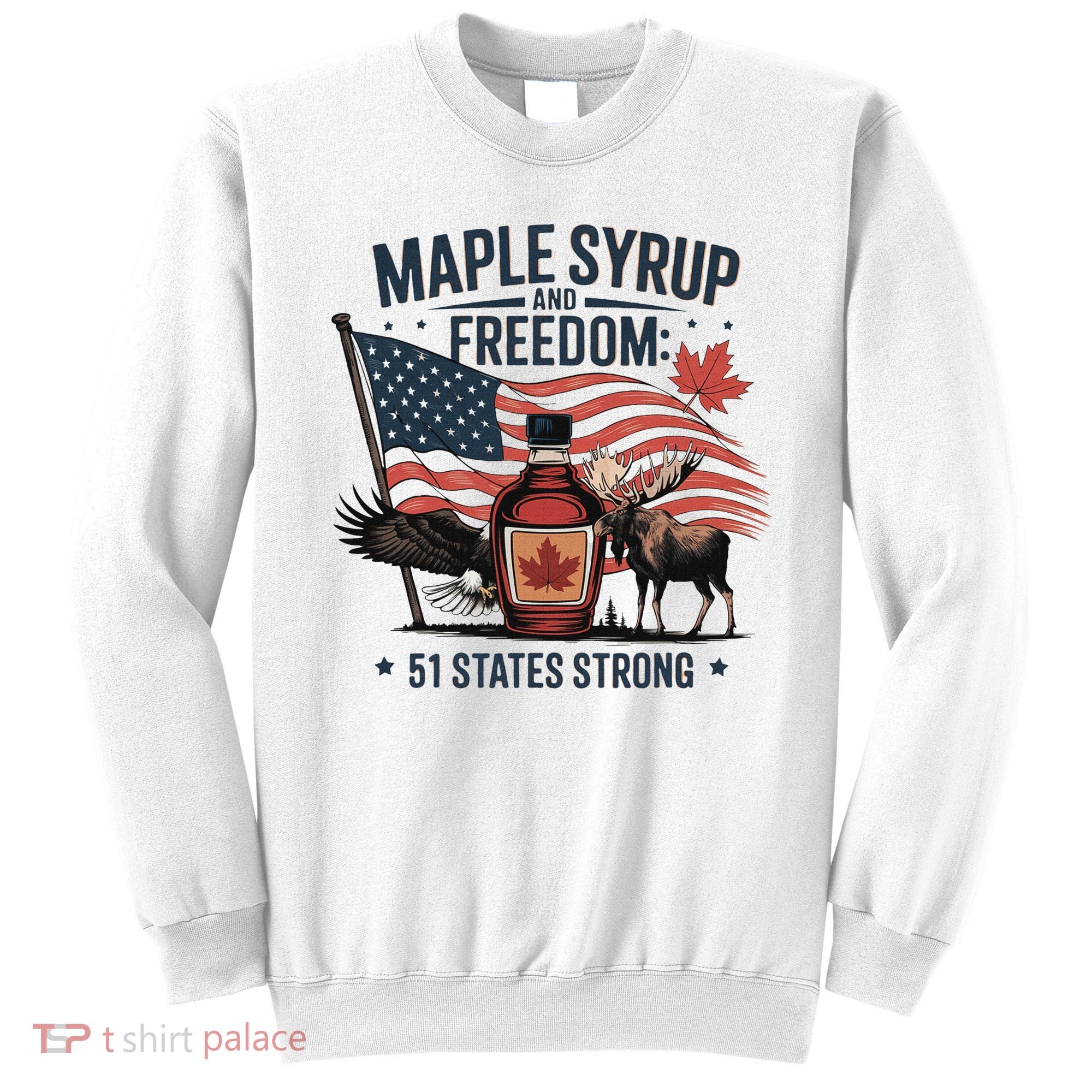 Trump Q Canada 51st State Of Usa Sweatshirt