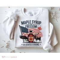 Trump Q Canada 51st State Of Usa Sweatshirt thumb 2