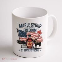 Trump Q Canada 51st State Of Usa Coffee Mug thumb 1