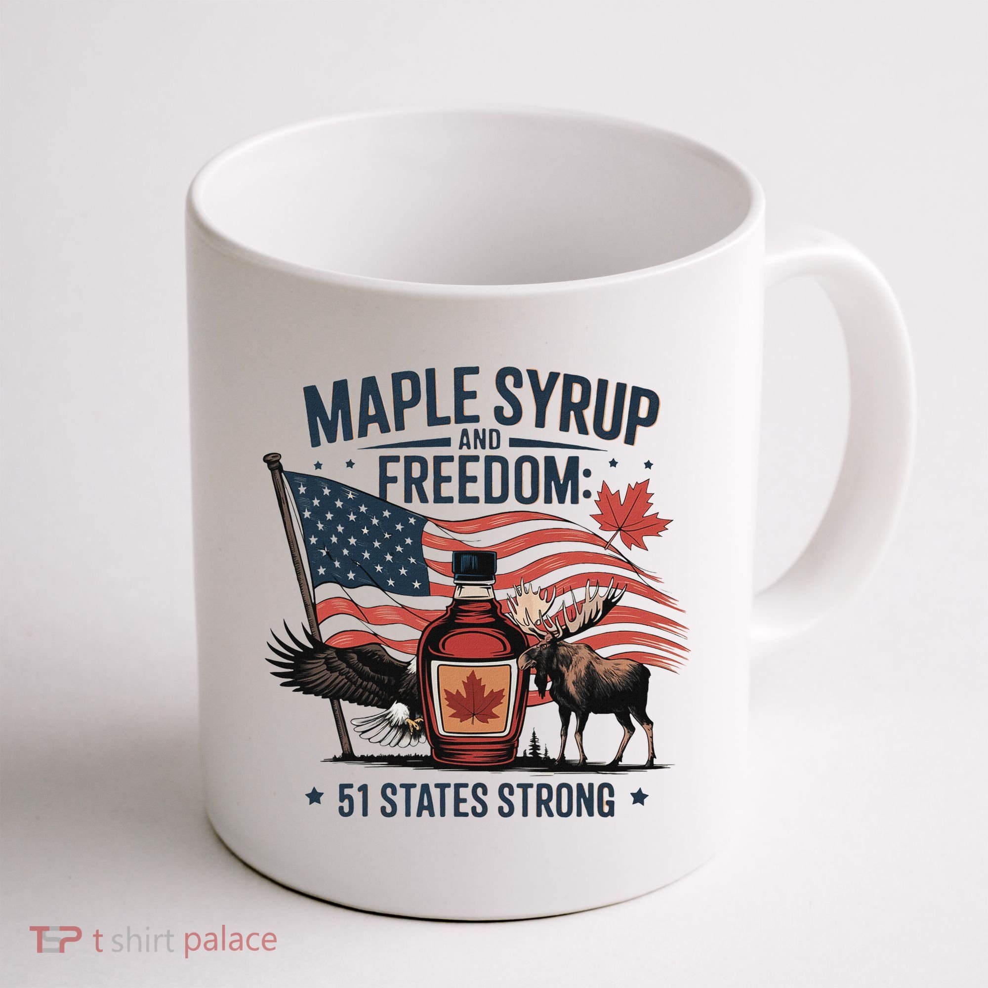 Trump Q Canada 51st State Of Usa Coffee Mug