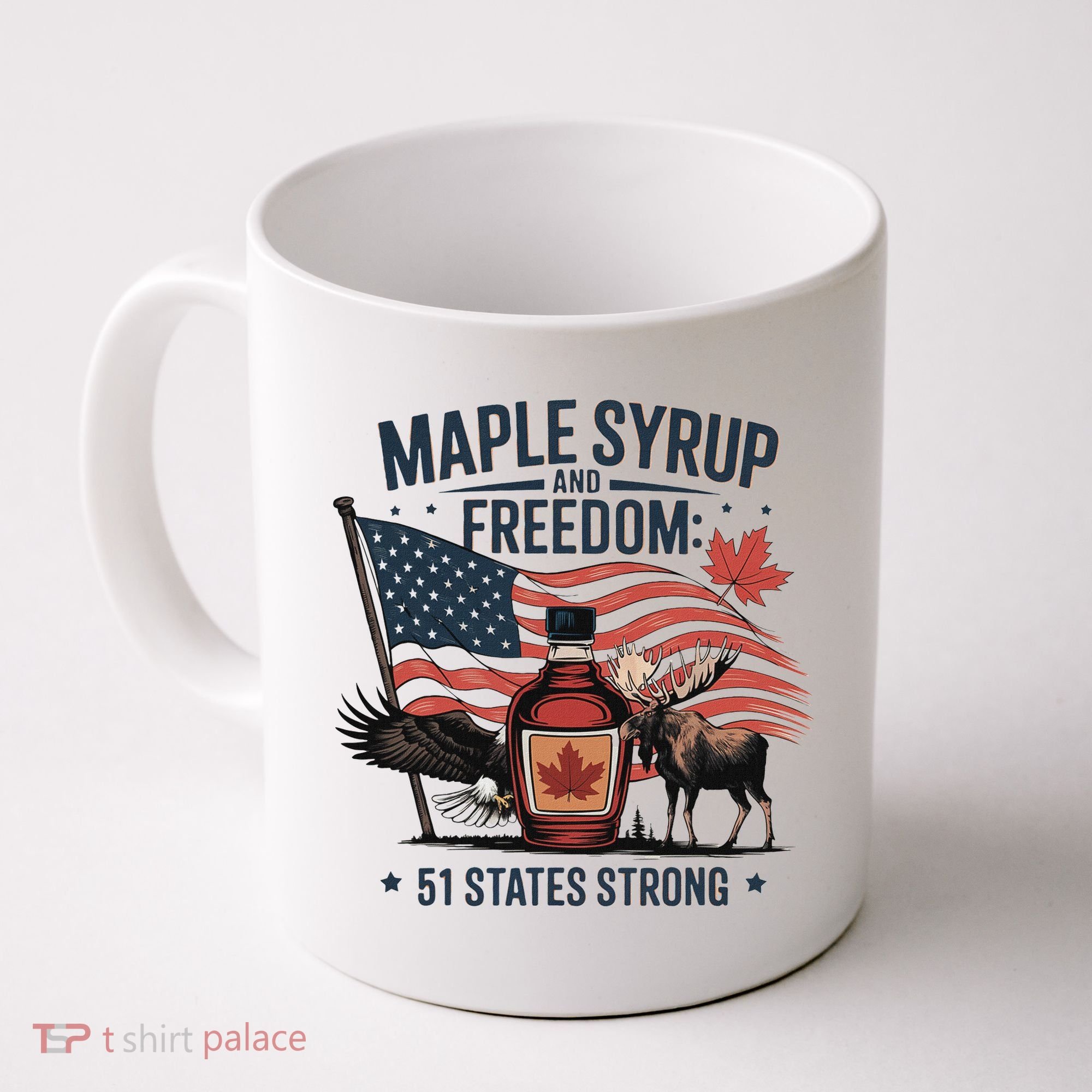 Trump Q Canada 51st State Of Usa Coffee Mug